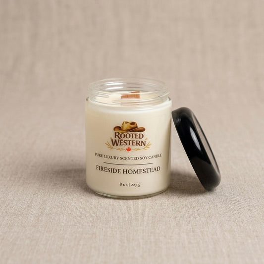 Fireside Homestead Soy Wax Candle 8 oz
