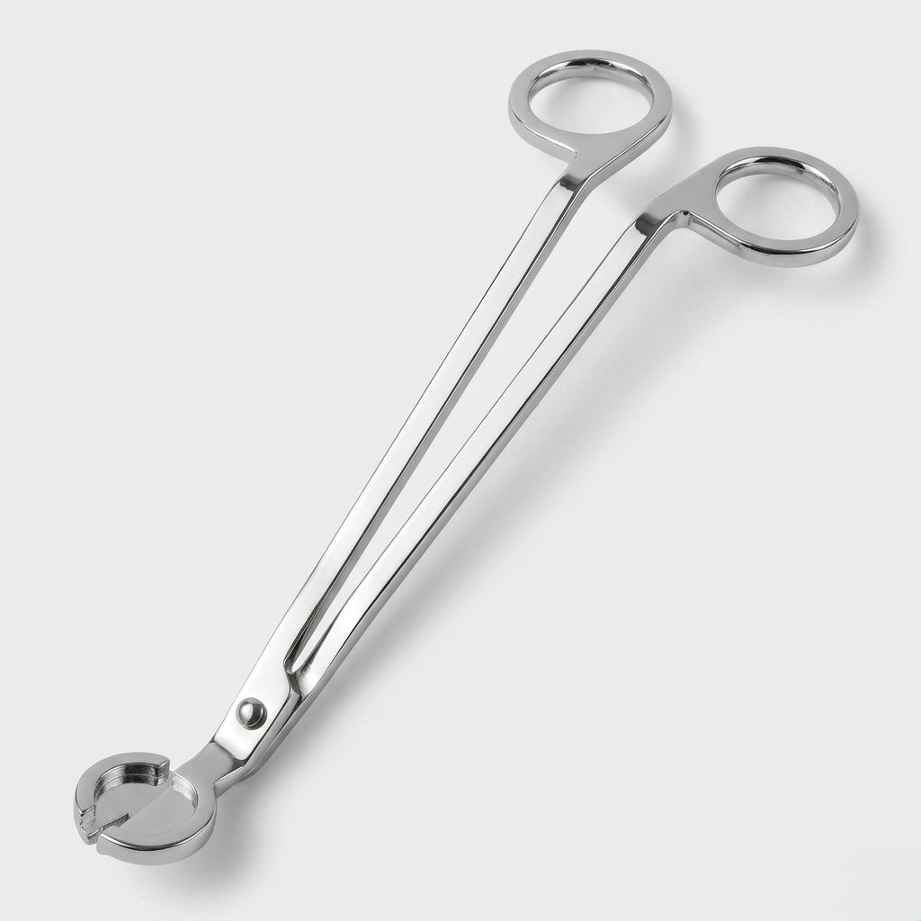 Silver Candle trimmer on a white background