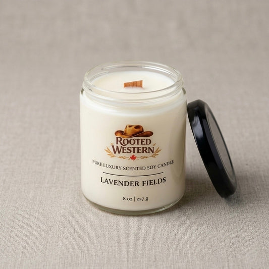 Lavender Fields Soy Wax Candle 8 oz