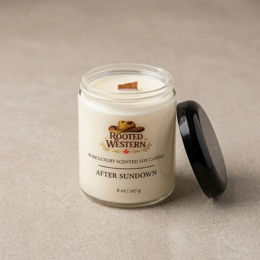 After Sundown Soy Wax Candle 8 oz